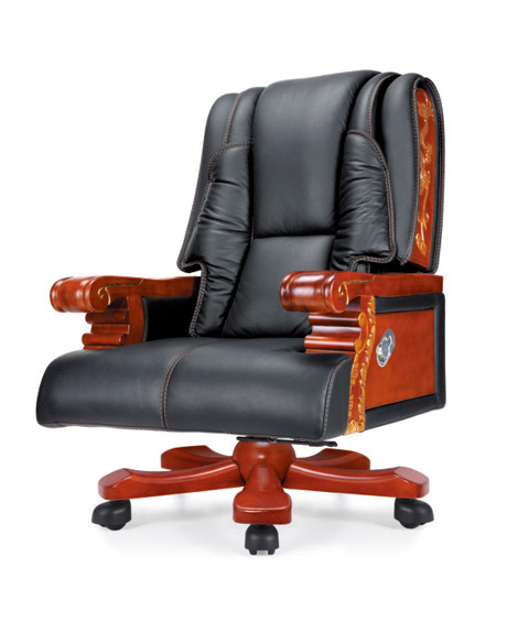 办公椅|传统真皮大班椅|办公家具|豪华大班椅|传统大班椅|真皮大班椅|高背椅|总裁椅|总经理椅 CG-HHDBY-01