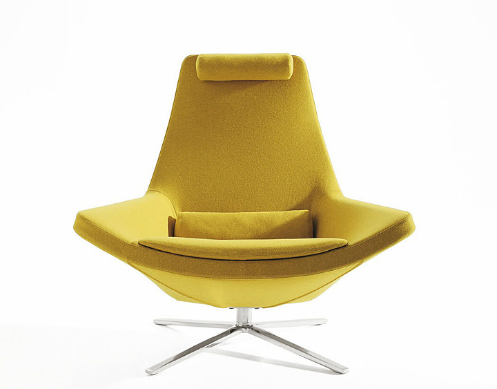 Modern Chair|Fabric Leisure Chair|Office Furniture|Jeffrey Bernett Leisure Chair|休闲椅|布面休闲椅 CG-swivel-armchair