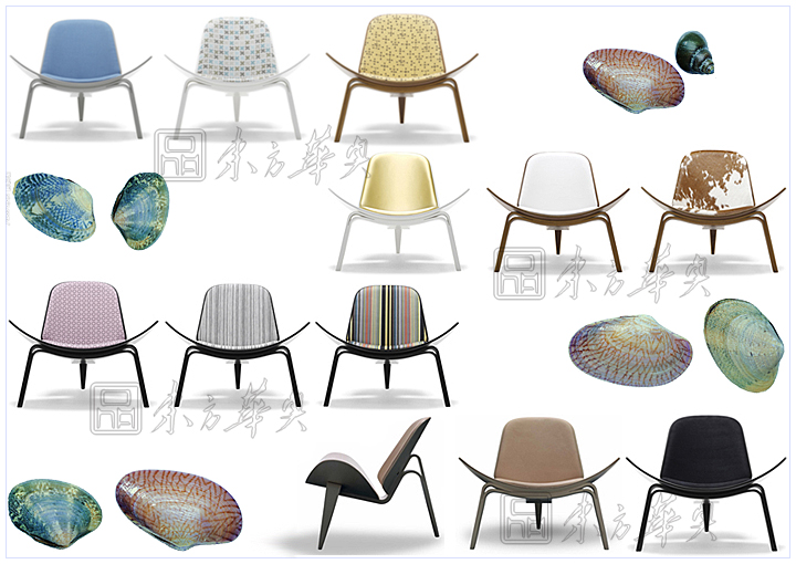 现代经典休闲椅|真皮休闲椅|办公家具|微笑椅|休闲椅|三足贝壳椅,休闲椅,弯板椅,设计师椅